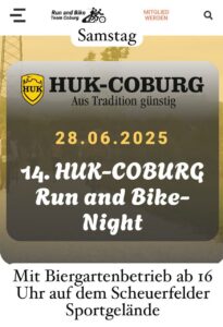 Read more about the article 14. HUK-Coburg Run and Bike-Night