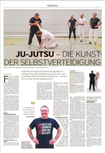 Ju-Jutsu Zeitungsartikel