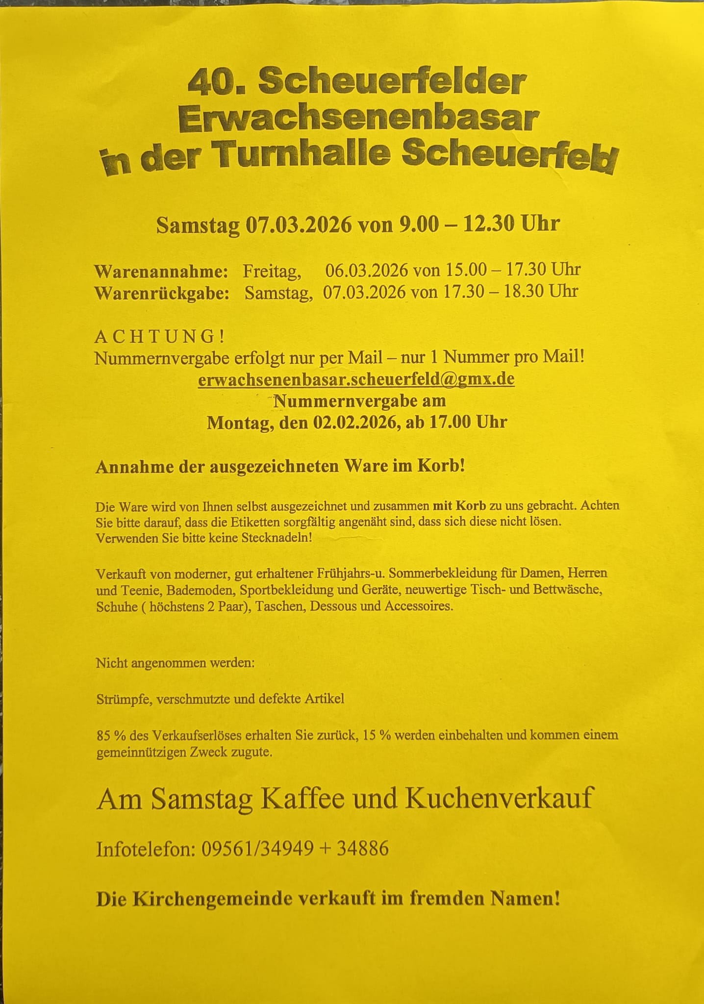 Mehr über den Artikel erfahren Erwachsenenbasar