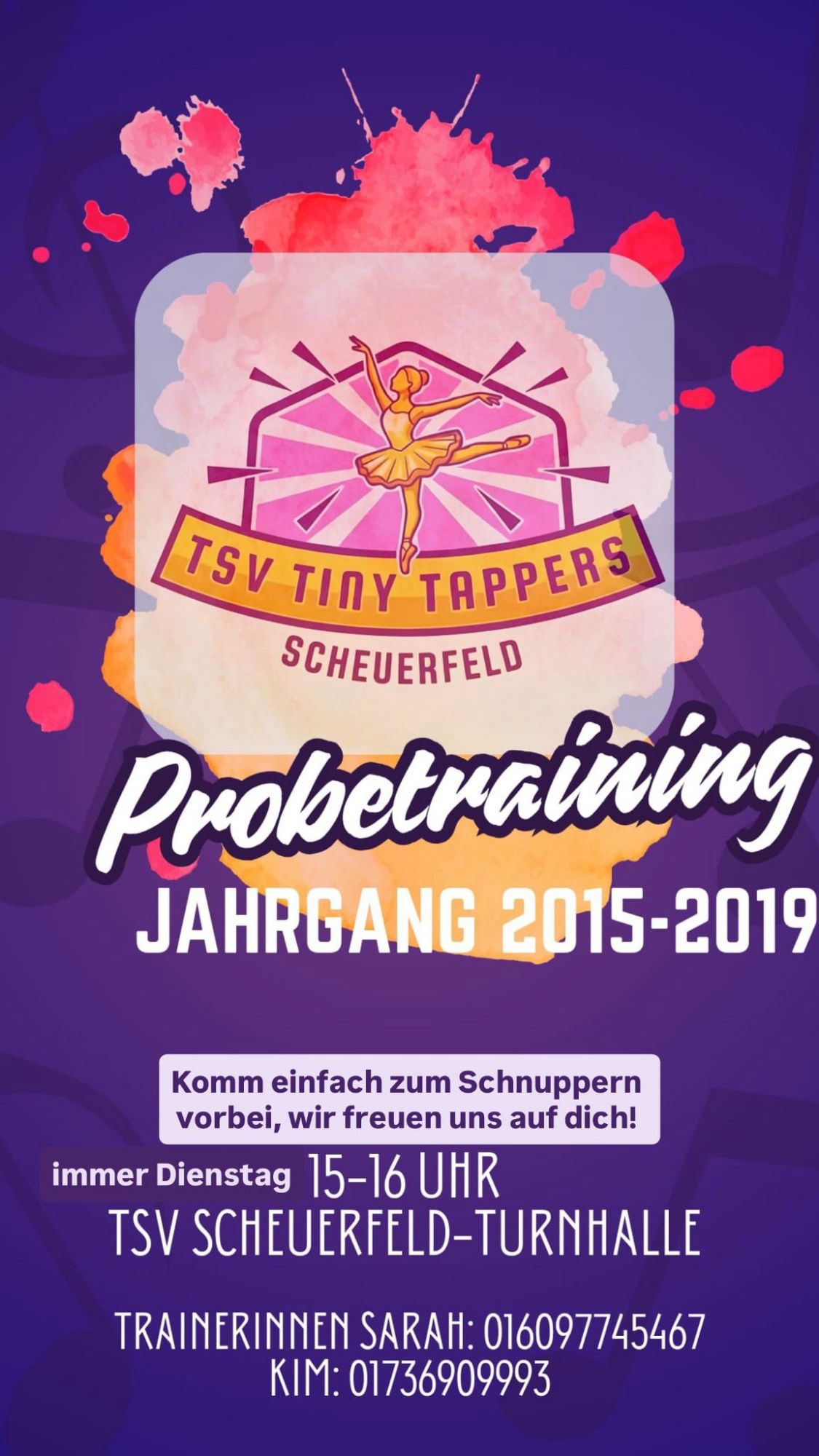 Du betrachtest gerade TSV TINY TAPPERS