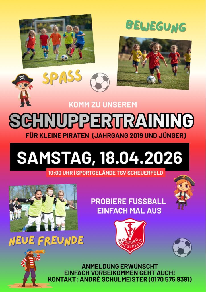 Schuppertraining für Bambinis