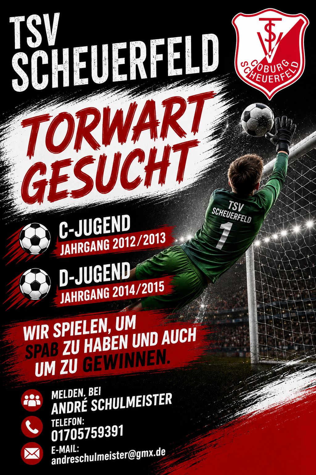 Du betrachtest gerade Torwart Gesucht!